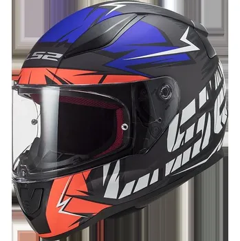 Helma na motorku LS2 FF353 RAPID CROMO MATT FLUO ORANGE BLUE (103533626) (Velikost: XS) 2H230834