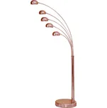 Azzardo Palp stojací lampa 5x E14 40W bez zdroje 210cm IP20, měděná