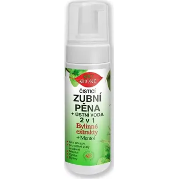 Dentální hygiena Zubní pěna + ústní voda 2 v 1 155 ml