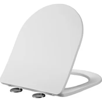 WC sedátko CERSANIT LUNA 3 Pomalu padající duroplastové toaletní sedátko Snadné odpojení K98-0355