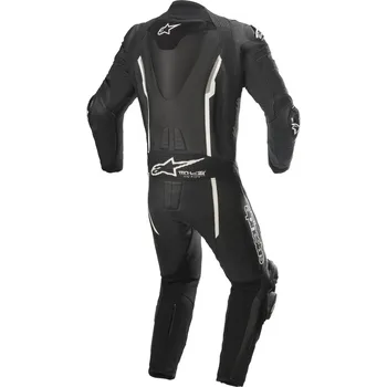 Moto kombinéza jednodílná kombinéza MISSILE V2, TECH-AIR kompatibilní, ALPINESTARS (černá/bílá, vel. 60) (Velikost: 46) 3150122-12
