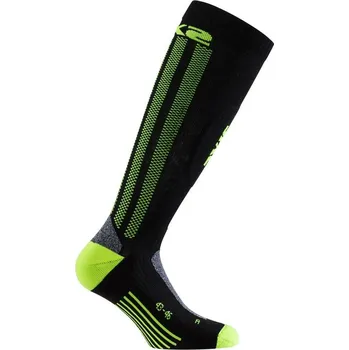 SIXS MOT S motocyklové podkolenky černá/žlutá 39/42 (Velikost: 39/42) 2H342207