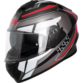 Auto-moto Integrální helma iXS iXS216 2.2 X14083 šedo-černo-červená L X14083-932-L