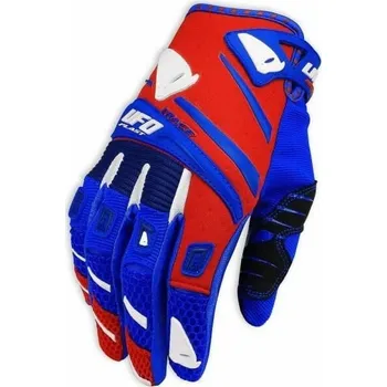 Moto rukavice Rukavice motokros UFO TRACE - červeno-modré - velikost XL (Velikost: S) UF4405-03-XL