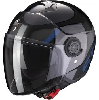 Helma na motorku Moto přilba SCORPION EXO-CITY SYMPA černo/stříbrná (Velikost: M) MCF_13460