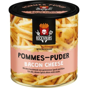 Koření Rock'n'Rubs koření na hranolky - slanina a sýr, 150 g