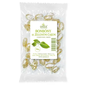 Bonbon Valdemar Grešík Bonbóny se zeleným čajem 100 g