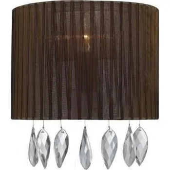 Nástěnné svítidlo Nástěnné svítidlo AZzardo Sidney wall brown AZ0915 E14 1x40W IP20 22cm hnědé