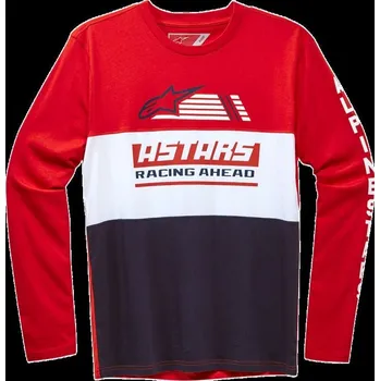 Pánské tričko ALPINESTARS (CASUALS) TRIČKO RIVALRY ČERVENÁ (1230-7400030M) (Velikost: M) 1230-7400030M