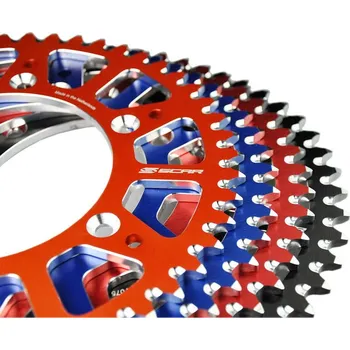 Nářadí na motocykly Hliníkové samočisticí zadní kolo SCAR SRS530 - 520 SRS530-48-BK