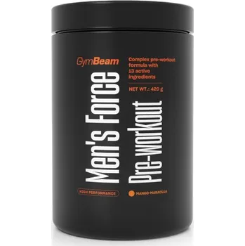Anabolizér GymBeam Men‘s Force Pre-Workout 420 g POUZE lesní ovoce (VÝPRODEJ)