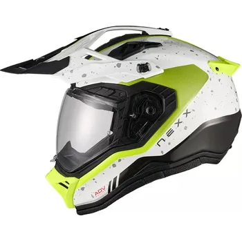 Helma na motorku Helma na moto Nexx X.Rally Yuma white/neon - 2Xl / bílá