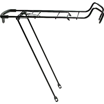 Cyklistika trubkový nosič brašen STEEL SPRING TOP LUGGAGE CARRIER, OXFORD (černý, s fixací vrchní části pomocí pružiny) LC690B