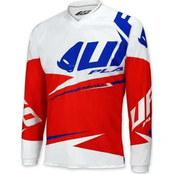 Moto dres Dres motokros dětský UFO REVOLT - bílo-červený - velikost XS (Velikost: XXS) UF4398-04-XS