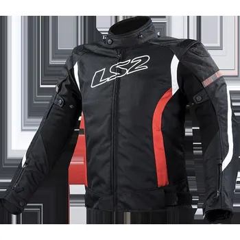 Moto bunda LS2 GATE MAN JACKET BLACK RED (64050F0132) 2H844023