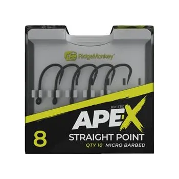 Rybářský háček Ape-X Straight Point Barbed size 8