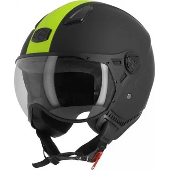 Helma na motorku Moto přilba ASTONE KSR 2 matná černo/žlutá (Velikost: S) MCF_10853