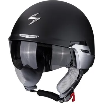 Helma na motorku Moto přilba SCORPION EXO-100 PADOVA II matná černo/černá (Velikost: XXL) MCF_7249