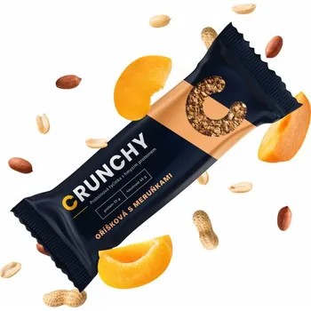 Crunchy Proteinová tyčinka oříšková s meruňkami