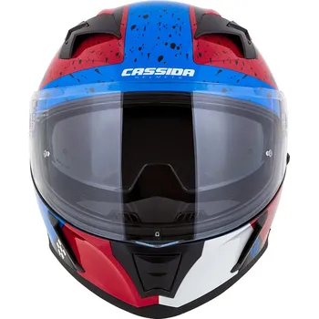 Helma na motorku přilba Integral 3.0 DRFT, CASSIDA (modrá perleť/červená/černá/bílá, plexi s přípravou pro Pinlock) (Velikost: XS) 2H348373