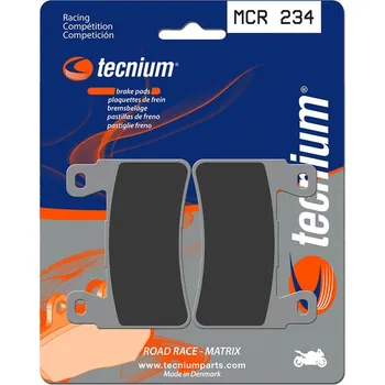 Nářadí na motocykly TECNIUM Racing Brzdové destičky ze slinutého karbonu - MCR234 MCR234