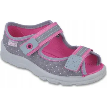 Dívčí sandály Befado dětské sandály textilní vícebarevné velikost 27