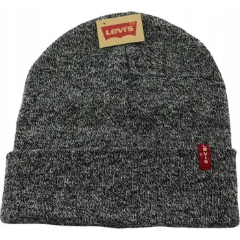 Čepice Levi's zimní čepice beanie šedá, univerzální velikost