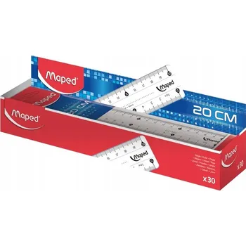 pravítka Plastové pravítko Maped Essentials Classic 20 cm