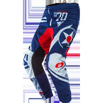 Moto kalhoty Kalhoty O´Neal Element WARHAWK modrá/červená E010-4136
