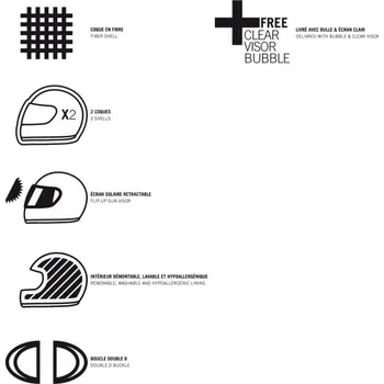 Auto-moto Retro helma na moto ASTONE VINTAGE černá 2017 2H24331590