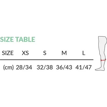 SIXS RS kompresní podkolenky modrá/zelená (Velikost: M) RS-33
