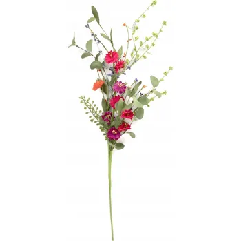umělá květina LOUKA umělá Větvička s barevnými květy 70 cm HOMLA