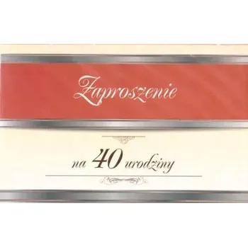 Obraz Narozeninové oznámení 40 ZT07 ( 10 Ks .) / Trend