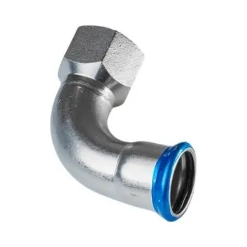 Fitinka Nerezové koleno PREX 90° lisovací s vnitřním závitem 15xR1/2 316L