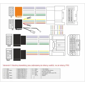Auto elektroinstalace Kabeláž pro HF PARROT, OEM Citroen C-Crosser, Mitsubishi, Peugeot 4007, SOT-929