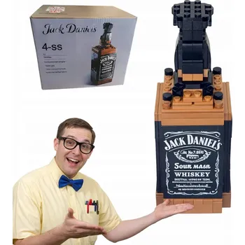 ostatní stavebnice STAVEBNICE LÁHEV JACK DANIEL’S WHISKEY 3D DÁREK GADGET KANCELÁŘ