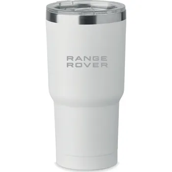 Termohrnek Termohrnek s dvojitou stěnou 500ml Range Rover Bílý do auta dárek