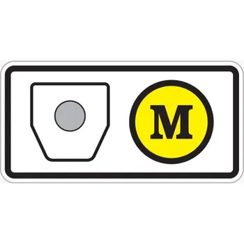 Dopravní značka Dopravní značka E11f - S časovým poplatkem a mýtným