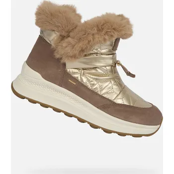 Dámské kozačky Geox Dámské Hnědá dámská kotníková obuv Geox Spherica Actif X2 Hnědá 41 (2941123)