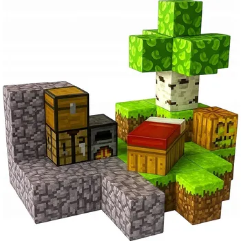 ostatní stavebnice STAVEBNICE dárek pro děti 50 KOSTEK + 1 PANÁČEK