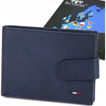 Peněženka Beltimore pánská kožená peněženka modrá - muž
