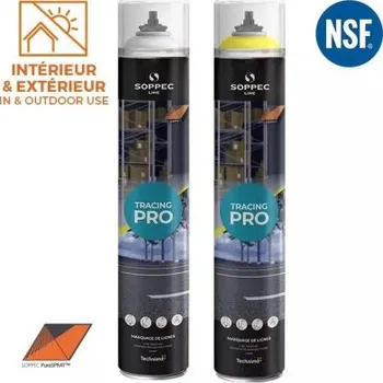 Barva ve spreji Značkovací sprej Soppec TRACING PRO, 750ml - Černá