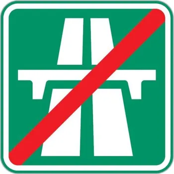 Dopravní značka Dopravní značka IZ1b - Konec dálnice