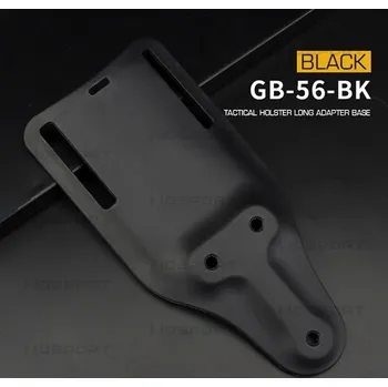 Snížená opasková platforma pro holster - černá, Wosport