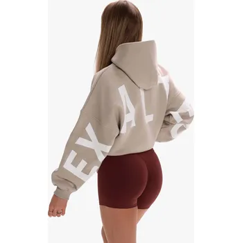 Dámská mikina Exalted Dámská Comfy-Nest ORIGINAL OVERSIZED Mikina - béžová Velikost: M