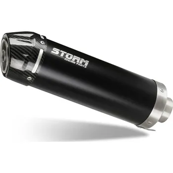 Auto-moto Koncovka výfuku STORM GP S.035.LXSBC Černý s uhlíkovou koncovkou S.035.LXSBC
