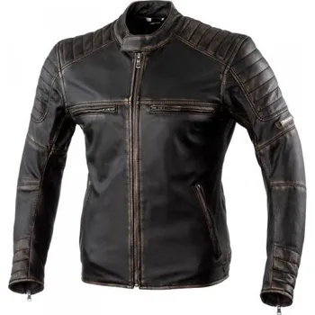 Moto oblečení Moto bunda REBELHORN HUNTER PRO vintage černá kožená (Velikost: XL) MCF_12875