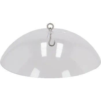 Stříška závěsná na krmítka, ochranná, pr.26x9cm, čirá|Esschert Design