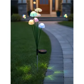 Venkovní osvětlení Sinsay - Solární zahradní světlo k zapíchnutí do země ve tvaru hub - bílá - 167II-00X - 167II-00X-ONE