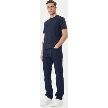 Pánská móda Calvin Klein T-Shirt Micro Logo LV04LC255G Tmavomodrá Regular Fit S